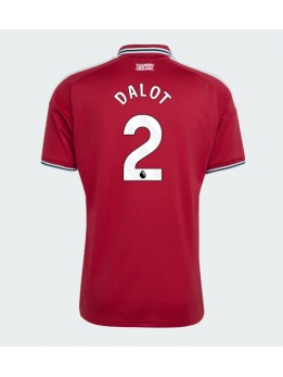 Moški Nogometna dresi replika Manchester United Diogo Dalot #2 Domači 2026-27 Kratek rokav Moški Nogometna dresi replika Manchester United Diogo Dalot #2 Domači 2026-27 Kratek rokav